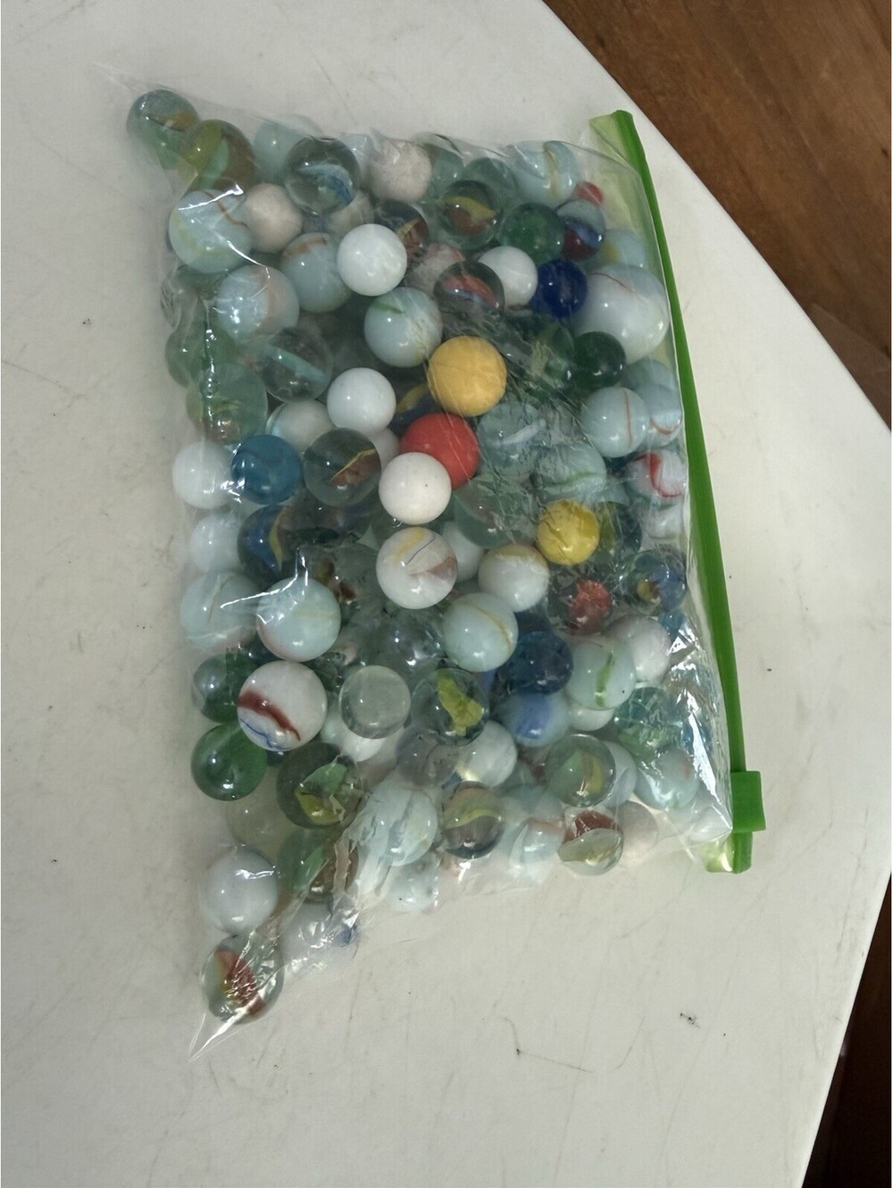 Marbles LOT Bag Full , Diferent Colors And Sizes